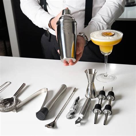 Infinity Goods Cocktailset 15 Delige RVS Cocktail Shaker Set Luxe