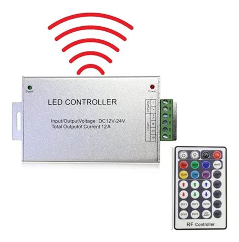 Controladora Led Rgb Teclas Infrarrojo A Control Remoto