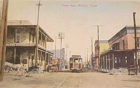 Street Scene In Belton Texas 1908 College Town Street Scenes Belton