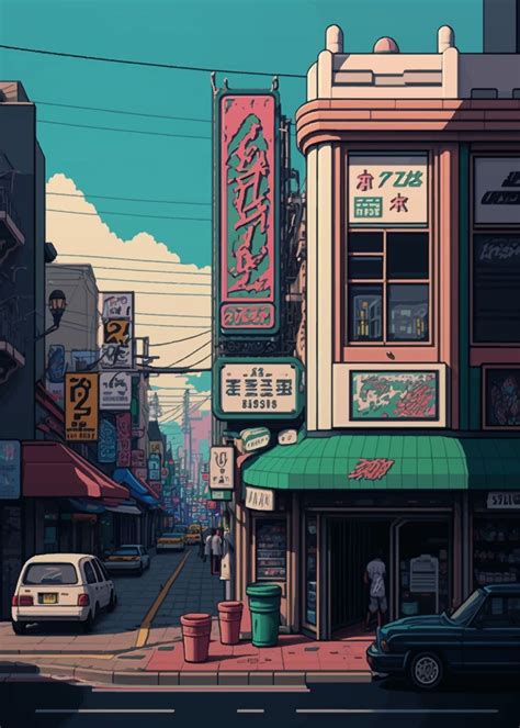 Tokyo Pixel Art Wallpapers K Hd Tokyo Pixel Art Backgrounds On