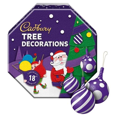 Cadbury 18 Chocolate Tree Decorations Ocado