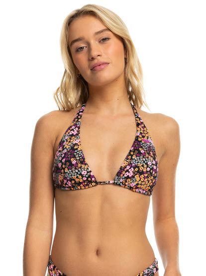 Printed Beach Classics Tiki Tri Bikinitop Voor Dames Roxy