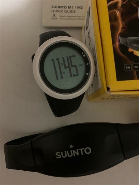 Suunto M1 Fitness Watch With Heart Rate Strap Heart Rate Monitor Cal Retro Unit