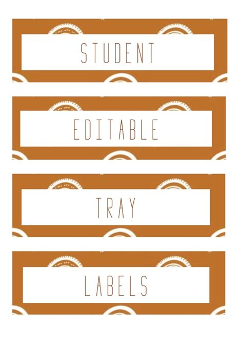 Editable Tray Labels Digital Download primary Resources - Etsy