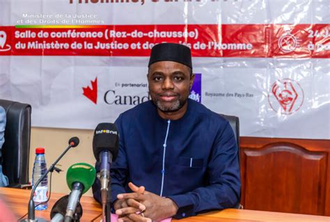 Mamoudou Kassogu Ministre De La Justice Et Des Droits De Lhomme