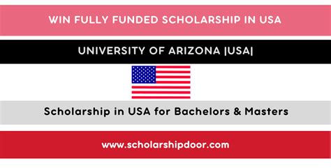 Win a Full Scholarship! University of Arizona for International ...