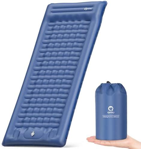 QPAU Tapis de couchage de camping soutien amélioré pour un sommeil