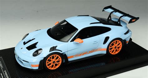 Porsche 911 GT3 RS 2023 Gulf Blue | AUTOBarnModels