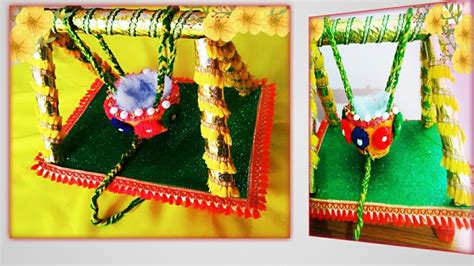 How To Make Jhula Swing Bal Gopal At Home Best Out Of Waste Material