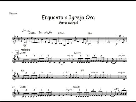 Enquanto a Igreja Ora Maria MarçalPartitura ArranjoOrquestra