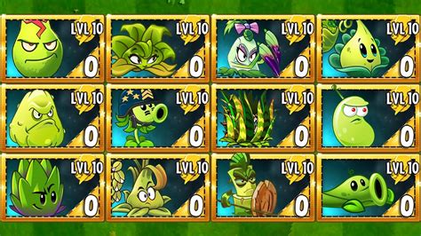 Tournament 30 Best GREEN Plants Max Level Battlez Who Will Win PvZ