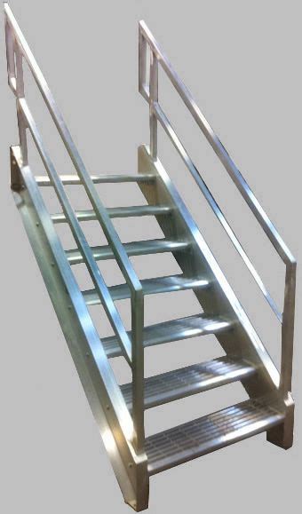 Welded Aluminum Prefab Stairways, Galvanized Stairs, Industrial Stairs ...