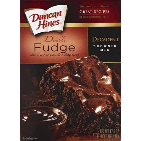 Duncan Hines Decadent Double Fudge Brownie Mix 17 6 Oz Instacart