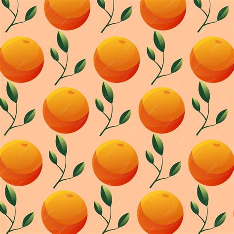 Premium Vector | Orange fruit background illustration vector