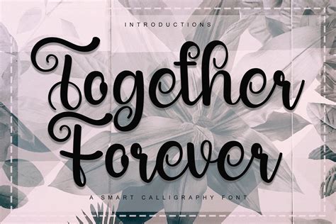 Together Forever Font By 21design · Creative Fabrica