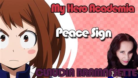 Peace Sign Op Boku No Hero Academia Claudia Bramnfsette Youtube Music