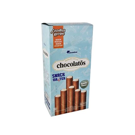 Jual Chocolatos Wafer Roll Long Netto 20 Pcs X 16 Gr Shopee Indonesia