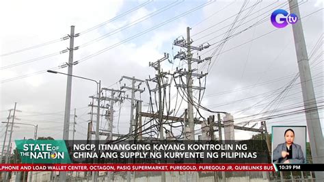 NGCP Itinangging Kayang Kontrolin Ng China Ang Supply Ng Kuryente Ng