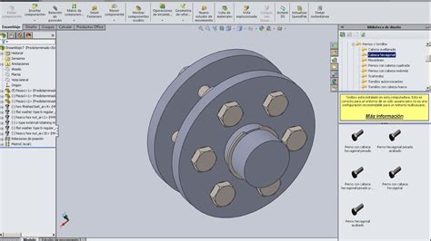 Insertar Componentes De Toolbox En Ensamble Solidworks Youtube