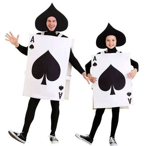 Adult Kids Alice In Wonderland Spades Ace Of Heart Card Costume Women