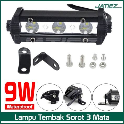 Jual Lampu Tembak Mata W Lampu Led Tembak Sorot Offroad Trail Watt