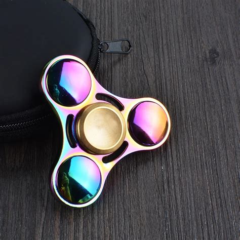 Hot Selling Edc Gyro Toys Cm Stable Tri Fidget Spinner Metal Hand