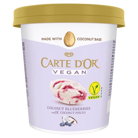 Carte D Or Vegan Coconut Blueberries With Coconut Pieces 465ml BILLA