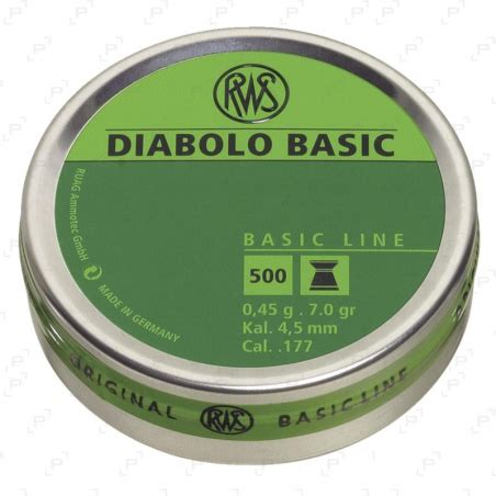 Boite De Plombs Jupe Mm Rws Basic Line Diabolo Basic Armurerie