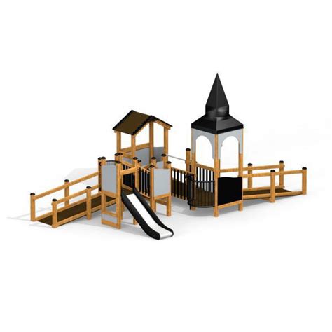 Playground Play Structure Campanille Castle Lars Laj Stainless