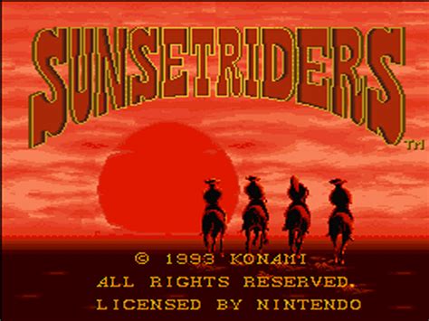 Satiro Retro Review Sunset Riders