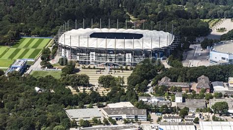 Hamburg Von Oben Stadion Volksparkstadion Des Hamburger HSV In Hamburg