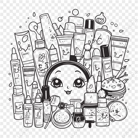 Dibujos Para Colorear De Cosméticos