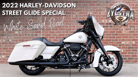 2022 Harley Davidson Street Glide Special In White Sand Pearl YouTube