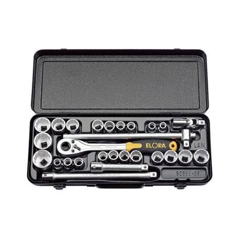 Elora Metric Imperial Socket Set 28 Piece C W Berry