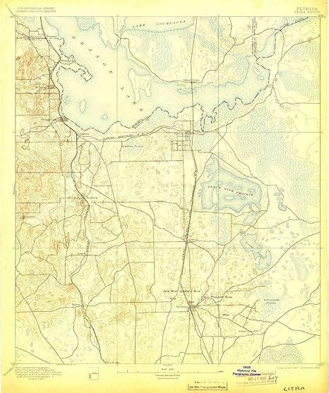 Map Of Citra Florida | Draw A Topographic Map