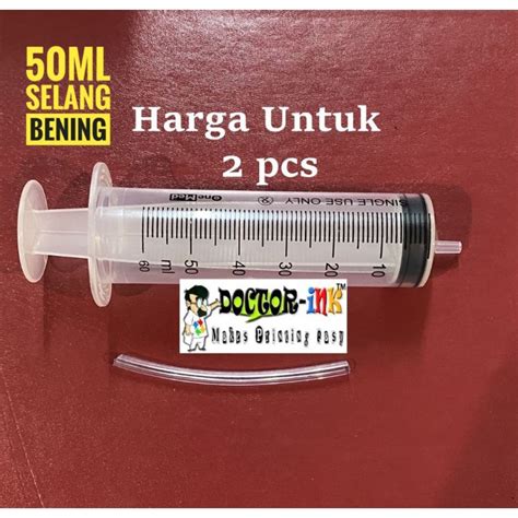 Jual Spet Suntikan Refill Tinta Syringe Suntikan Pangan Hewan 50