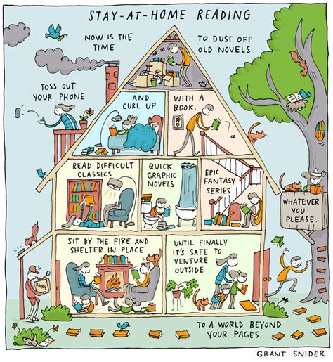 Stay At Home Reading Poster Incidental Comics Online Store