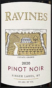 Ken S Wine Review Of 2020 Ravines Wine Cellars Pinot Noir Finger Lakes