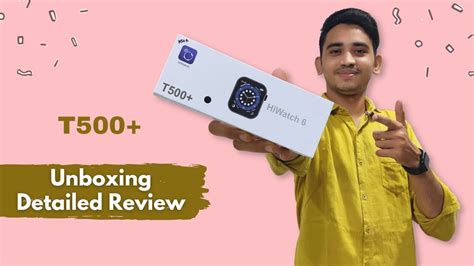 T500 Plus Smart Watch Unboxing And Review T500 Detail Review Series