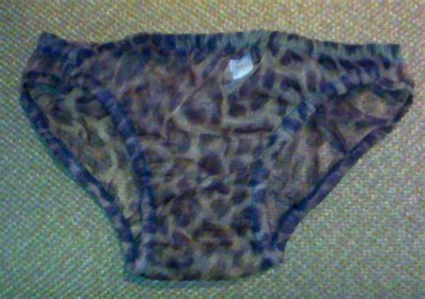 Brown Leopard Sheer Design Mens Bikini Brief Underwear Etsy