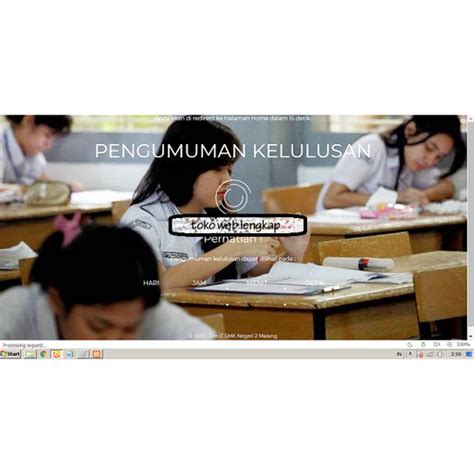 Jual Aplikasi Sistem Informasi Kelulusan Online Berbasis Web Kota