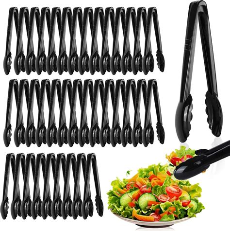 Amazon Pcs Plastic Tongs For Serving Bulk Inch Serving