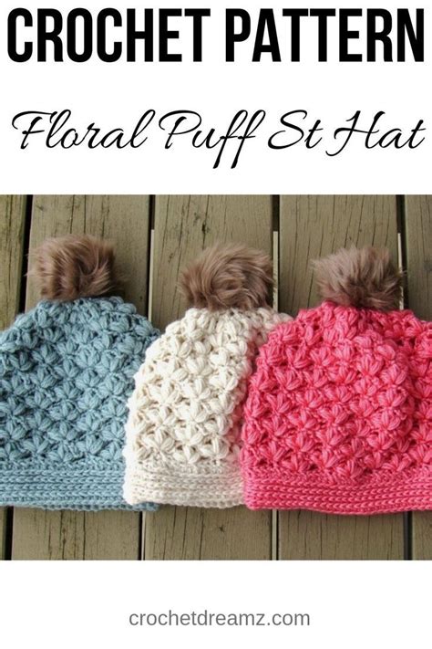 Winter Blossom Slouch Crochet Pattern Options To Make A Regular Beanie