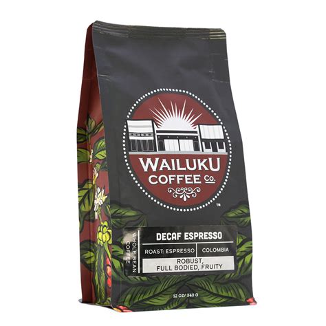 Decaf Espresso • Wailuku Coffee Company