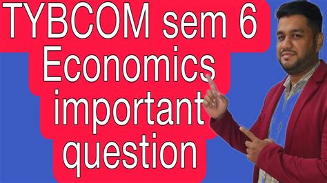 Tybcom Sem Economics Important Question Of Tybcom Economics Sem