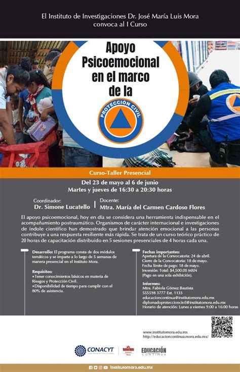 Curso Apoyo Psicoemocional en el marco de la Protección Civil Inicio