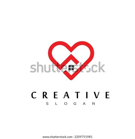 Red Heart Logo Design Abstract Love Stock Vector (Royalty Free) 2209751981 | Shutterstock