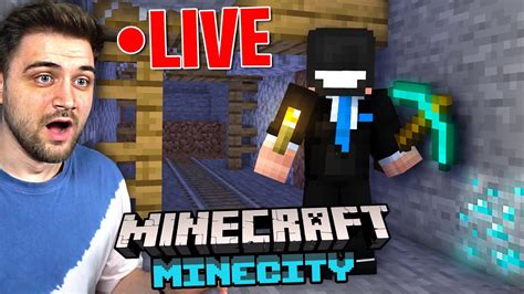 Live Pe Minecity Ne Pregatim De Diamante Youtube