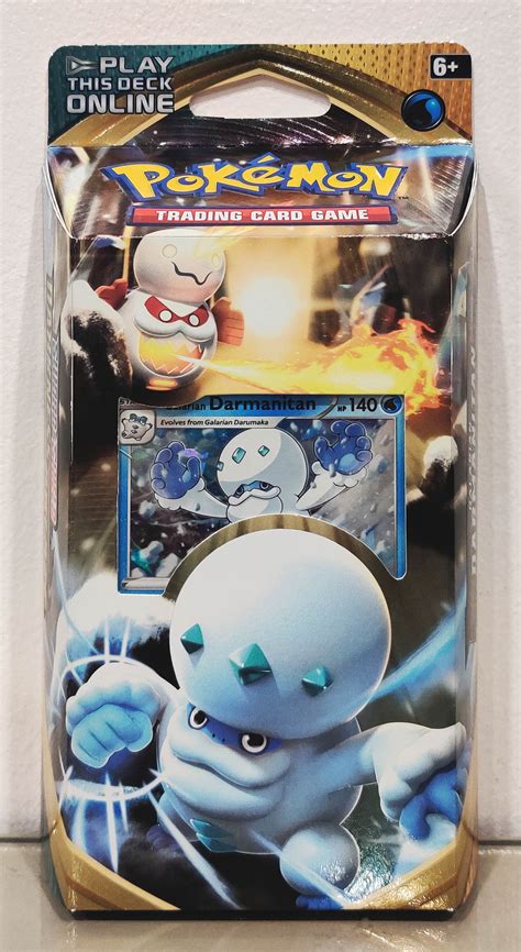 Pokemon TCG Sword Shield Darkness Ablaze Galarian Darmanitan Theme Deck