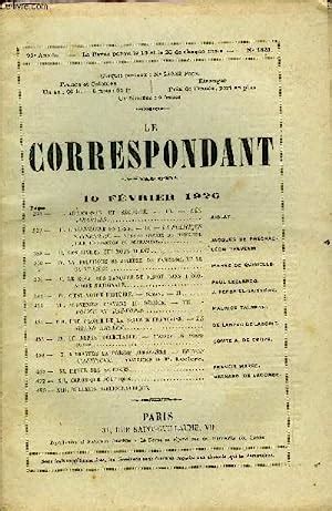 Le Correspondant Tome N I Armements Et S Curit Iii